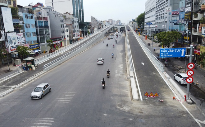 Bất ngờ với diện mạo mới đường vành đai 2 trên cao đoạn Trường Chinh - 23