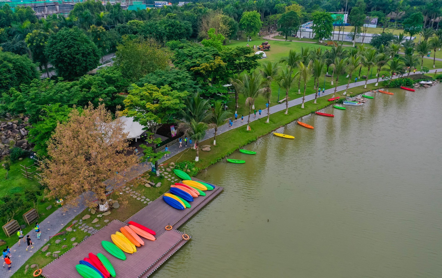 Đường chạy xanh cho người yêu thiên nhiên ở Ecopark