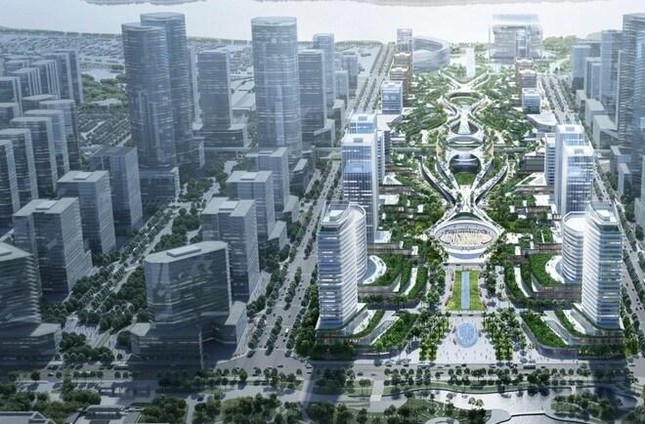 Lộ diện thiết kế trung tâm hành chính - trụ sở 12 bộ, ngành tại Tây Hồ Tây ảnh 1