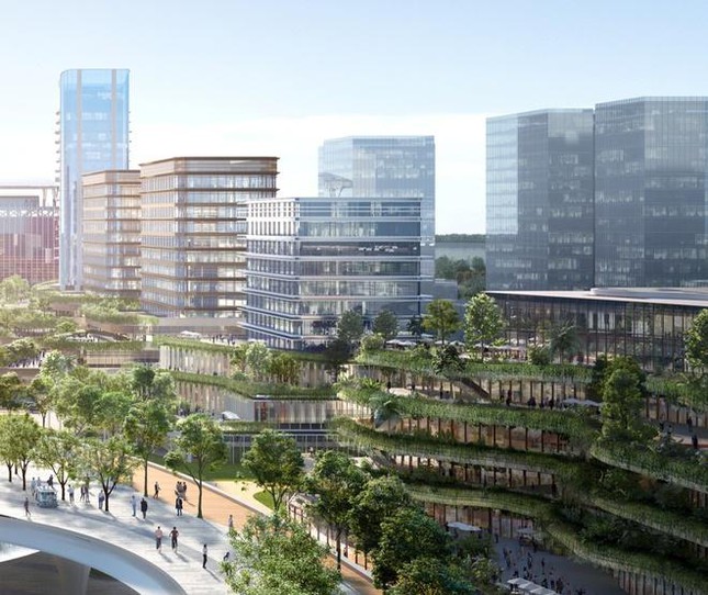 Lộ diện thiết kế trung tâm hành chính - trụ sở 12 bộ, ngành tại Tây Hồ Tây ảnh 3