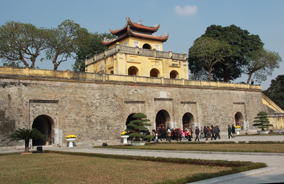 Khu di t&iacute;ch Ho&agrave;ng th&agrave;nh Thăng Long. Ảnh: Phạm H&ugrave;ng