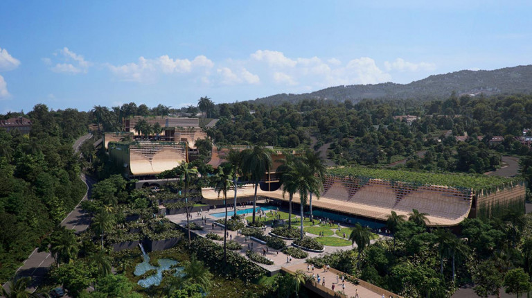 Hạng mục thiết kế/dự án Trung tâm hội nghị quốc tế tại Pháp do Zaha Hadid thiết kế. Ảnh: World Architecture Awards