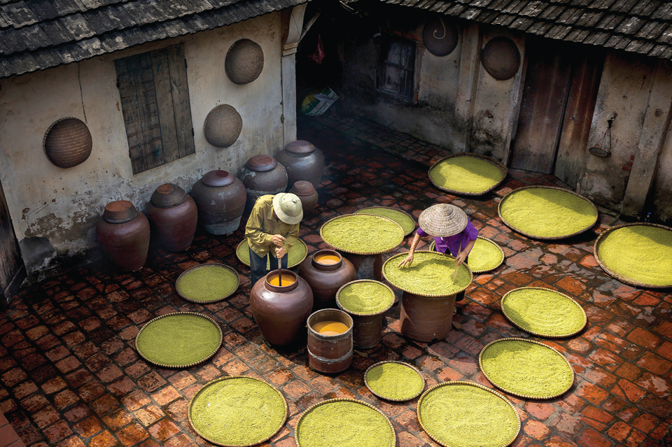 Mốc tương. Ảnh: Thanh B&igrave;nh