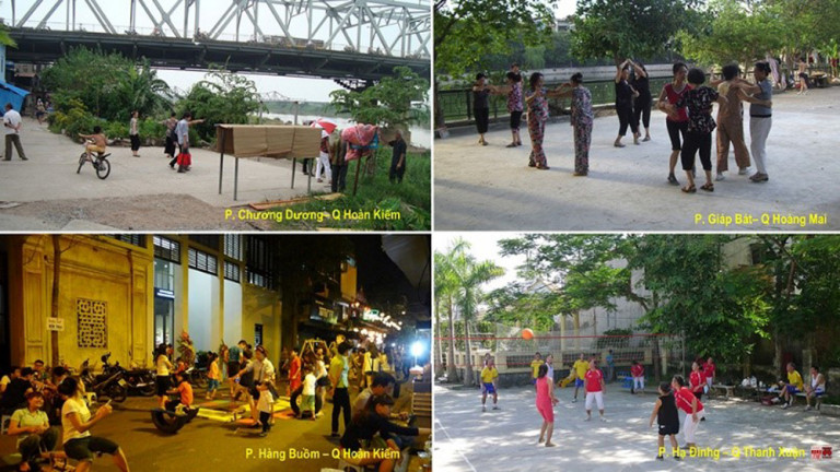 Bên cạnh các công việc chuyên môn, Hội KTS Hà Nội khuyến khích và ủng hộ các hoạt động của các Hội viên tham gia hỗ trợ các cộng đồng dân cư xây dựng phát triển các KGCC - Sáng tạo tại các khu dân cư.