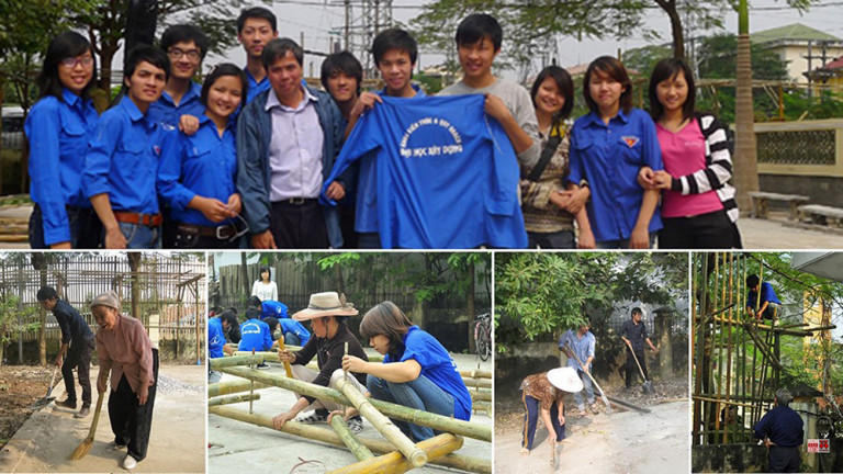 Trong các hoạt động phát triển KGCC - Sáng tạo của Hội KTS Hà Nội luôn quan tâm thu hút các bạn trẻ tham gia. Từ các KTS tình nguyện Khoa Kiến trúc ĐHXD, ĐHKT, các trường Đại học khác đến các bạn Thanh niên địa phương, các đoàn thể các tầng lớp cộng đồng cư dân địa phương ví dụ tại phường Hạ Đình 2011-2013.