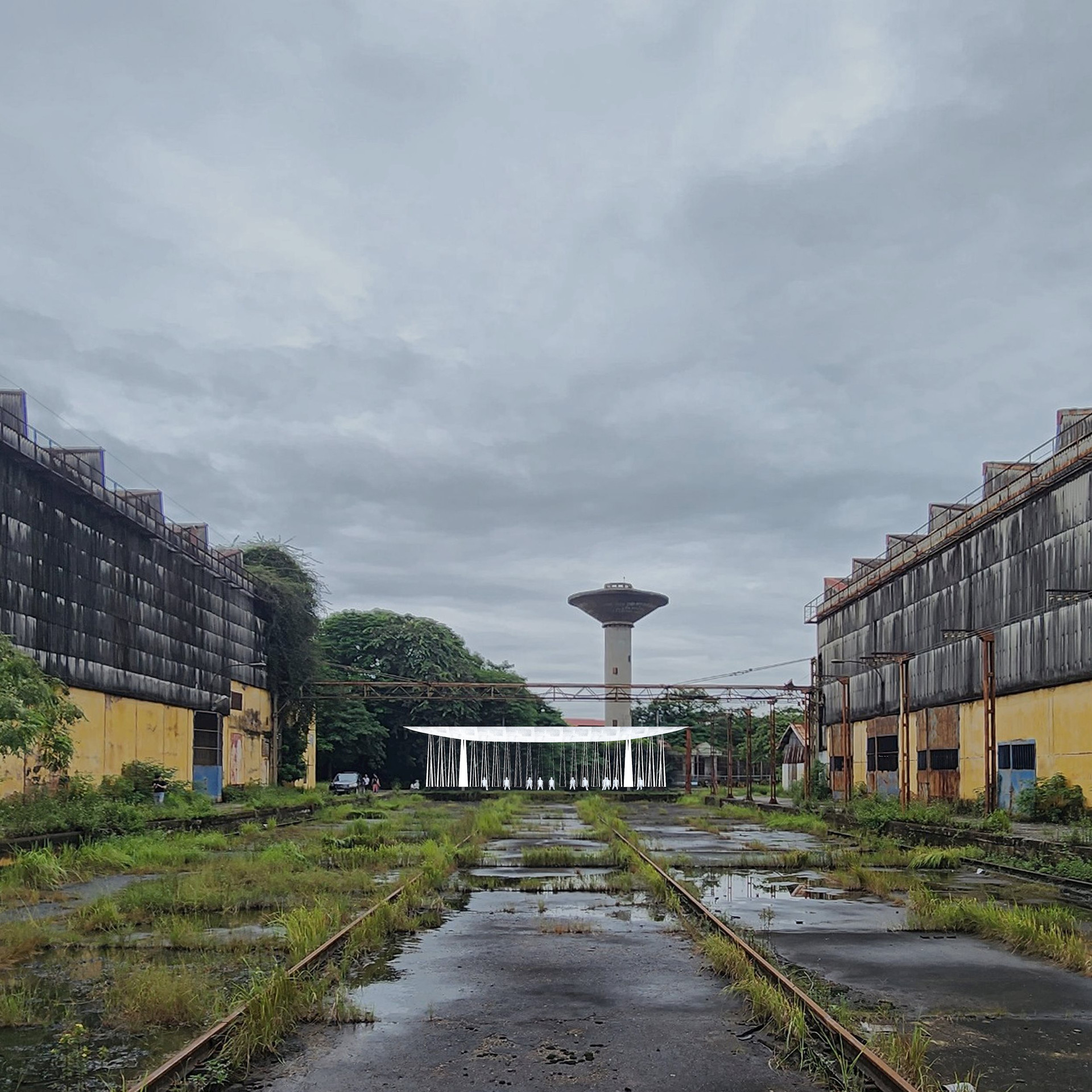 Pavilion “Bến chờ” - công trình biểu trưng của Lễ hội thiết kế sáng tạo