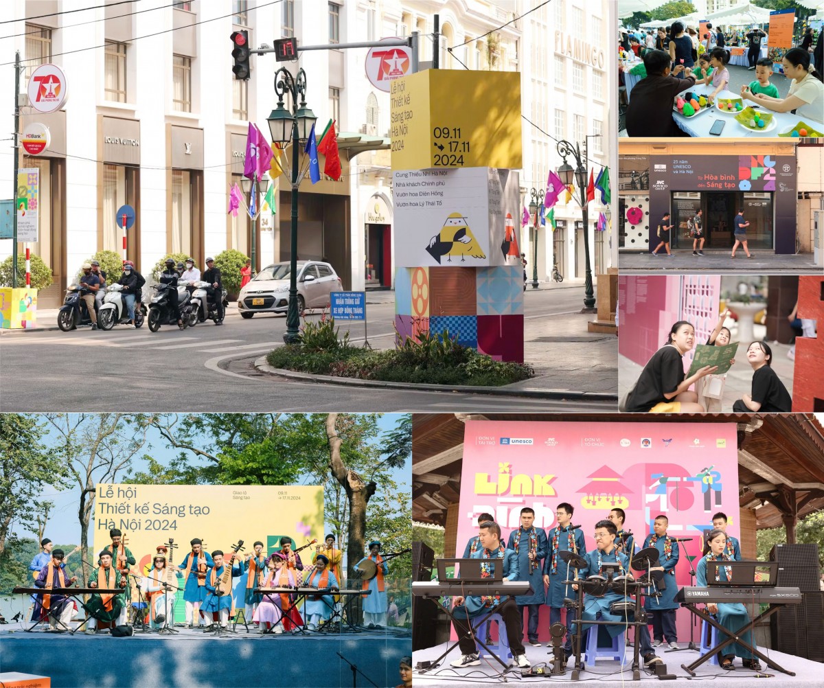 Những dấu ấn khó quên tại Lễ hội Thiết kế sáng tạo Hà Nội 2024 Những dấu ấn khó quên tại Lễ hội Thiết kế sáng tạo Hà Nội 2024