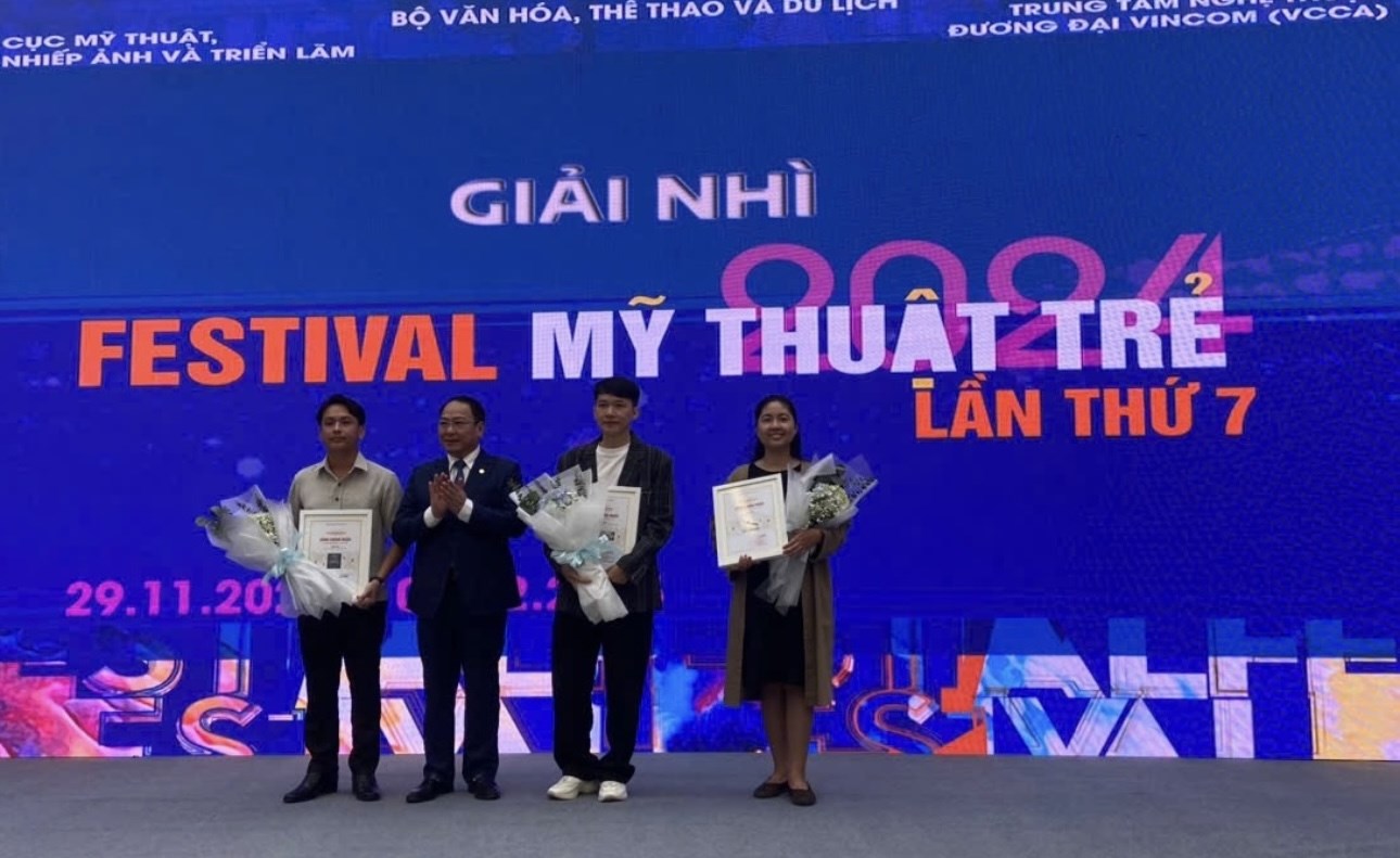 29 tác phẩm được trao giải Festival Mỹ thuật trẻ lần thứ 7 năm 2024