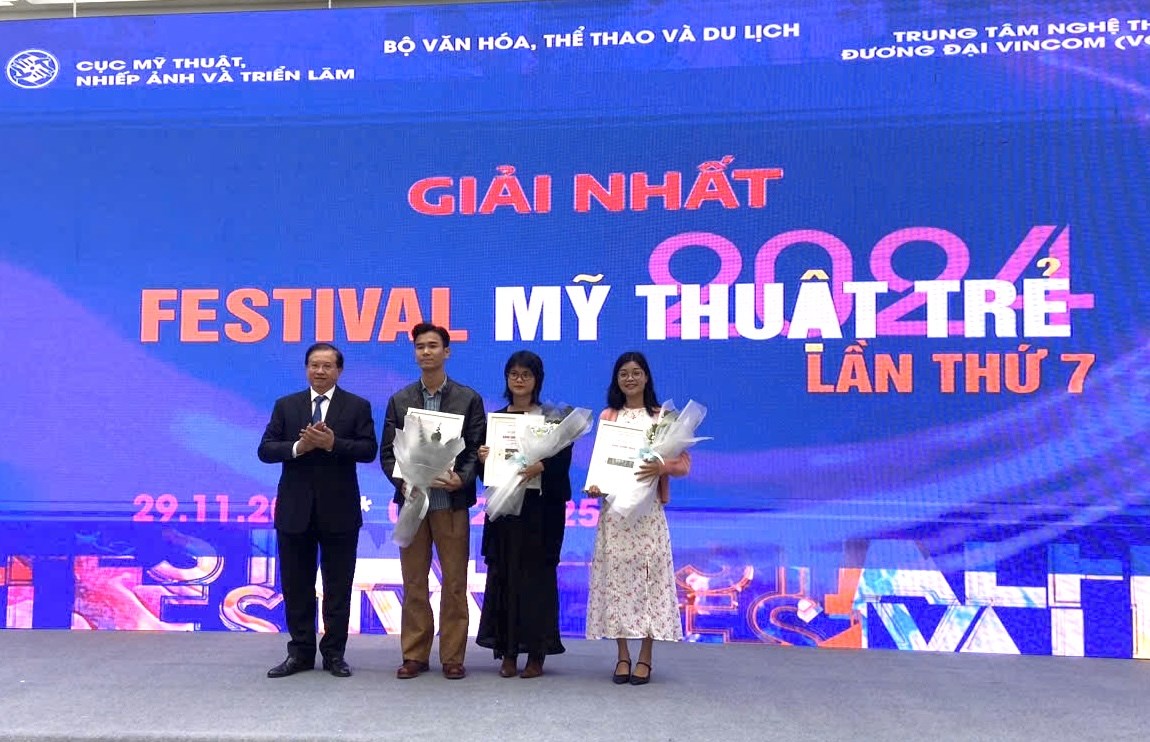 29 tác phẩm được trao giải Festival Mỹ thuật trẻ lần thứ 7 năm 2024