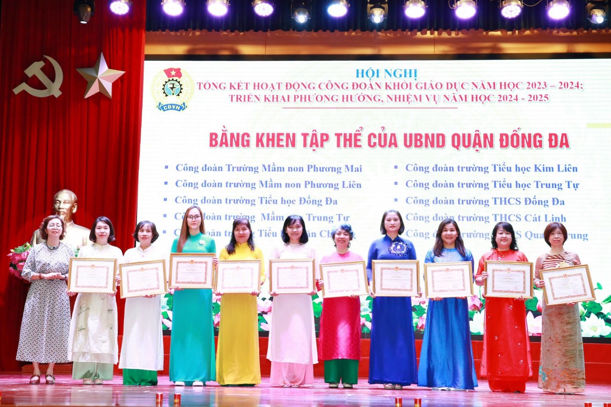 Đổi mới, sáng tạo hoạt động Công đoàn khối trường học và nữ công công đoàn quận Đống Đa