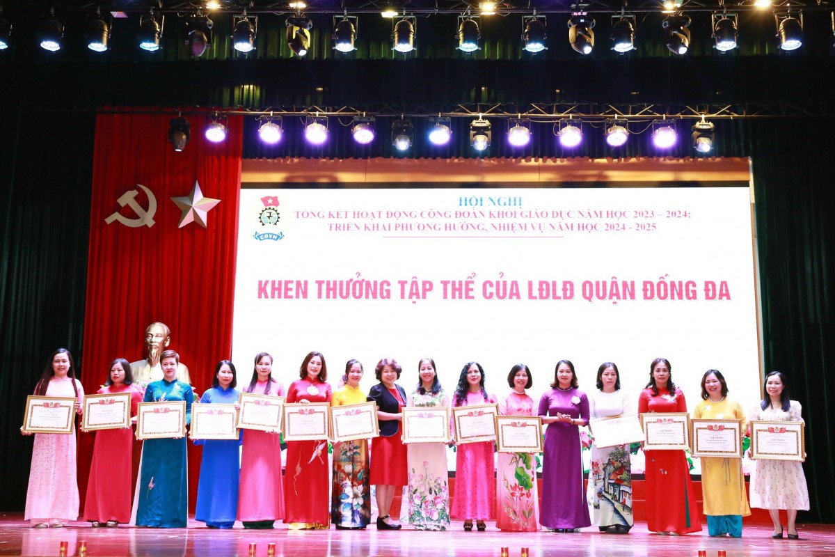Đổi mới, sáng tạo hoạt động Công đoàn khối trường học và nữ công công đoàn quận Đống Đa