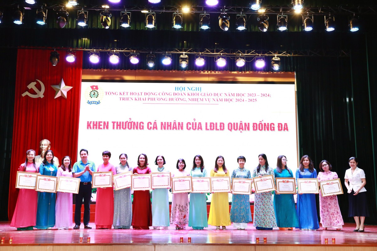 Đổi mới, sáng tạo hoạt động Công đoàn khối trường học và nữ công công đoàn quận Đống Đa