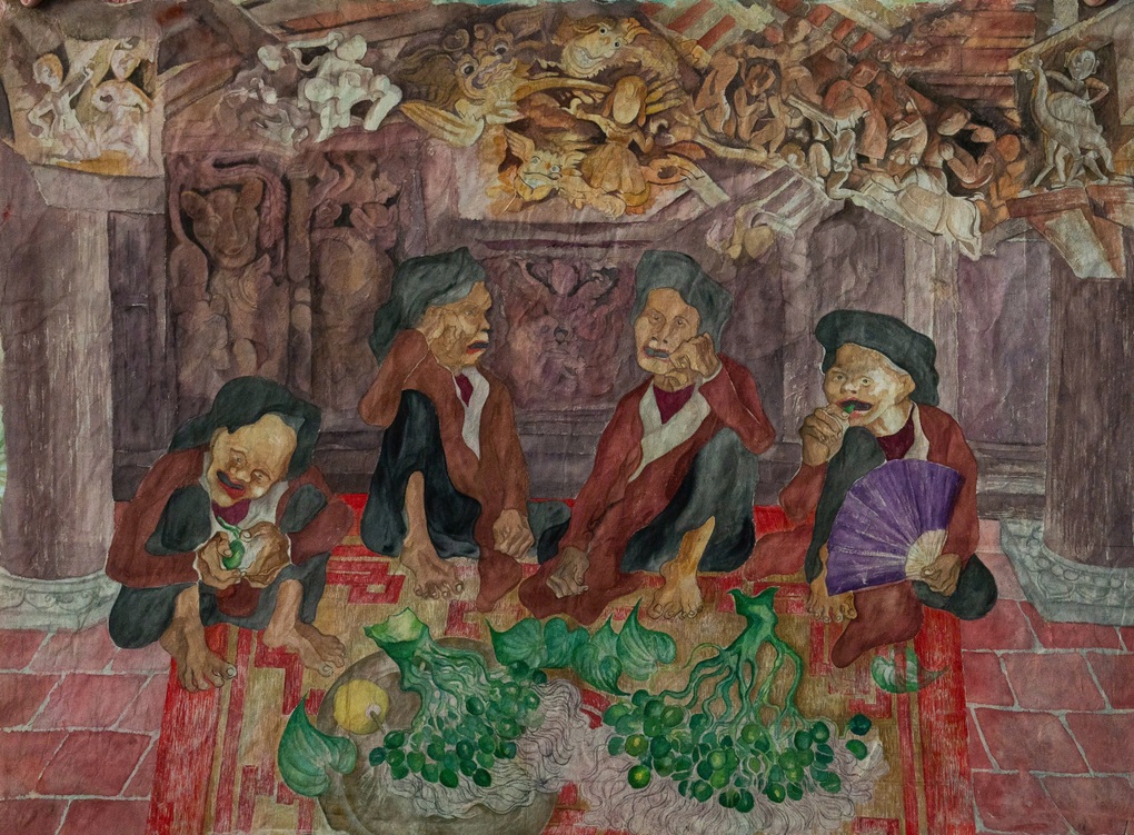 Họa sĩ Đinh Thị Kim Liên mang chiêm nghiệm về cuộc đời đến triển lãm Dòng chảy - 4