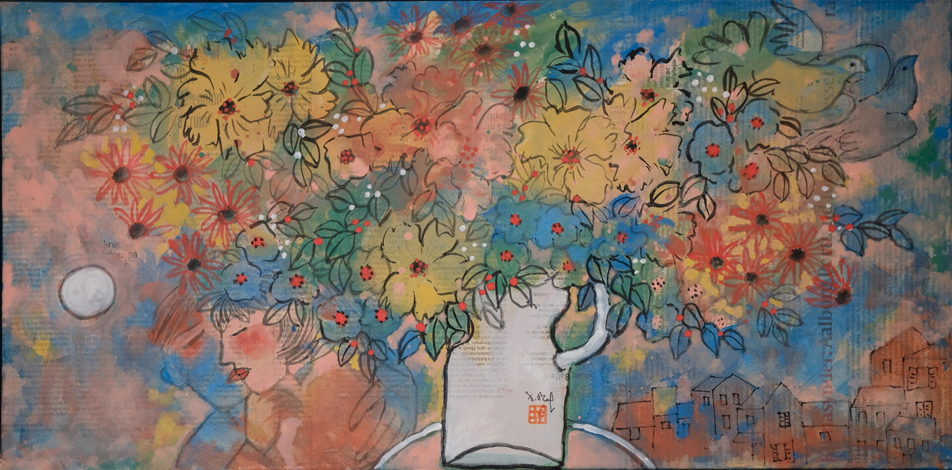 cho em mot ngay tranh dang duong bang trien lam nocturne