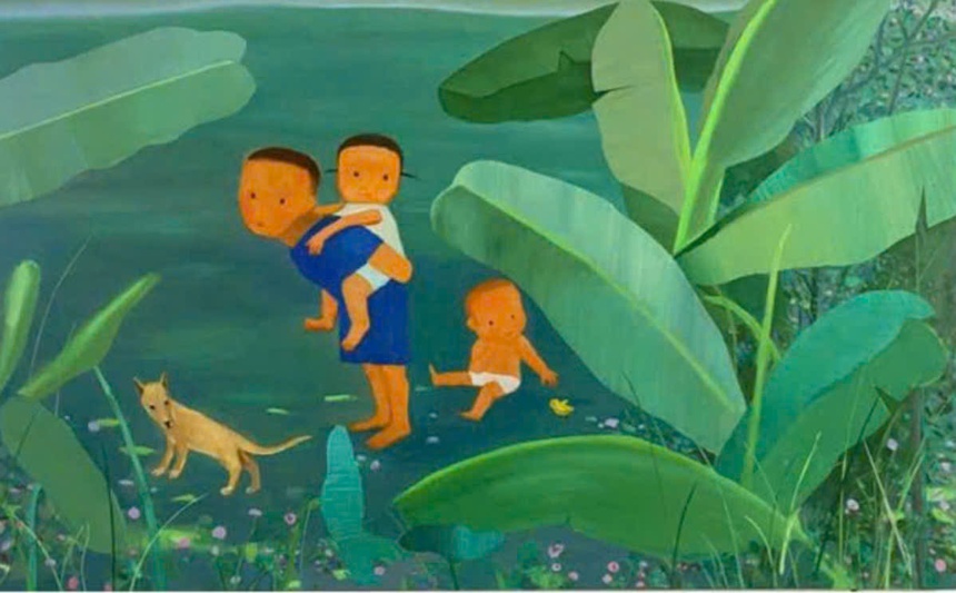 Triển lãm "Sắc Diện" với sự tham gia của 5 họa sĩ đương đại nổi tiếng- Ảnh 1. Triển lãm "Sắc Diện" với sự tham gia của 5 họa sĩ đương đại nổi tiếng- Ảnh 1.