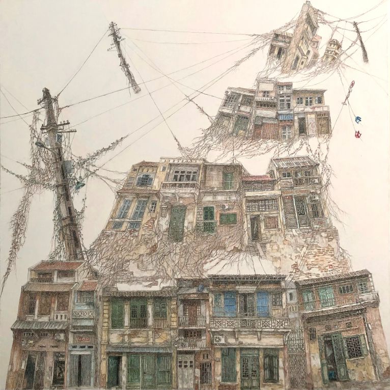 Cội rễ 6. Ảnh: Hanoi Studio Gallery