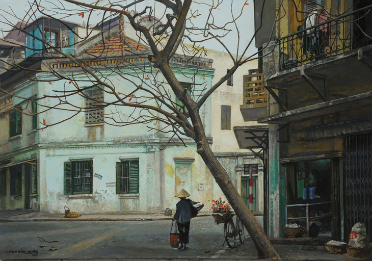 Hà Nội cũ kỹ trong tranh của Phạm Bình Chương 25 năm vẫn ‘đắt hàng’ - Ảnh 5. Hà Nội cũ kỹ trong tranh của Phạm Bình Chương 25 năm vẫn ‘đắt hàng’ - Ảnh 5.
