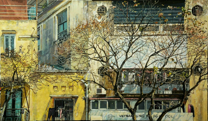 Hà Nội cũ kỹ trong tranh của Phạm Bình Chương 25 năm vẫn ‘đắt hàng’ - Ảnh 6. Hà Nội cũ kỹ trong tranh của Phạm Bình Chương 25 năm vẫn ‘đắt hàng’ - Ảnh 6.